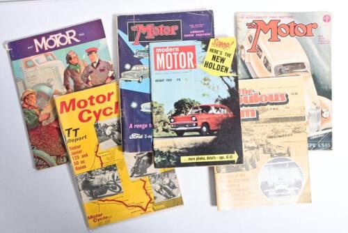 VINTAGE MAGAZINES: An interesting collection of vintage magazines. May 1940 edition of 'MOTOR' & two issues of 'The Motor'