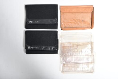 MERCEDES-BENZ: Six original Mercedes-Benz drivers manual and warrantee holders