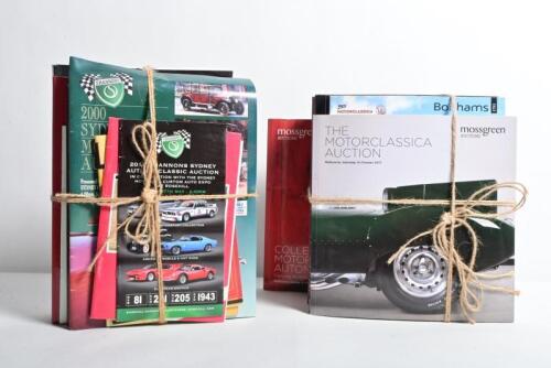CAR AUCTION CATALOGUES: A quantity of international car auction catalogues including BONHAMS, CHRISTIE'S, SHANNONS. Ranging in years 2000 to 2017 (MORE PHOTOS ADDED)