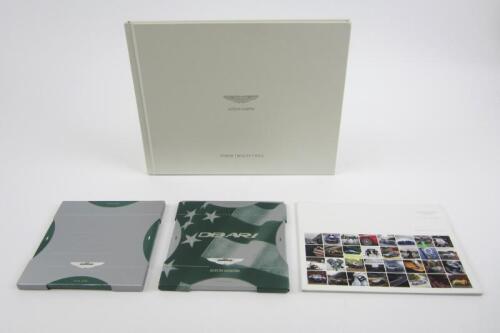 ASTON MARTIN: Five Aston Martin sales brochures and DVD's.