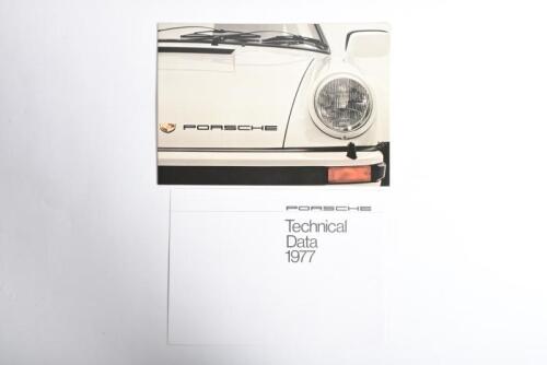 PORSCHE: A 1977 Porsche 911 model range brochure. Wth separate Technical Data sheet