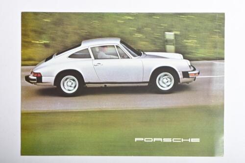 PORSCHE: A 1975 Porsche 911 sales brochure