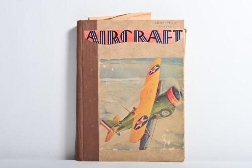 AUSTRALIAN AIRCRAFT: A bound set 'Aircraft' magazines issued from October 1930 (VOL.9, No.1) to July 1931 (Vol.9. No.10)