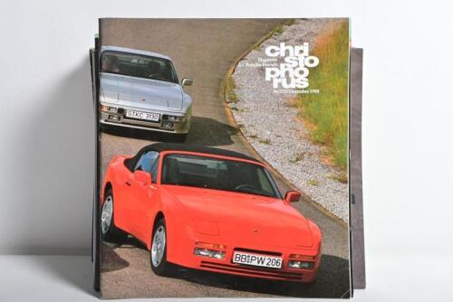 PORSCHE MAGAZINES: A quantity of Porsche 'christophorus' magazines. Ranging in years 1979 -1988