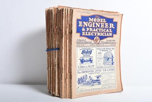 MODEL ENGINEER: A quantity of 'MODEL ENGINEER & PRACTICAL ELECTRICIAN' magazines from 1930 and 1931