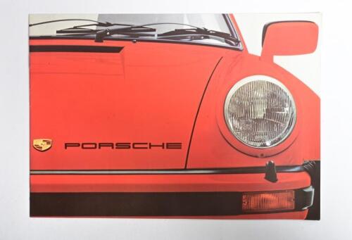 PORSCHE: A circa 1970's/1980's Porsche model range sales brochure. Displays the Porsche 924 and Porsche 911