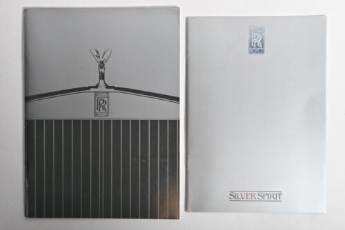ROLLS-ROYCE/BENTLEY: Two 1980's Rolls-Royce & Bentley sales brochures