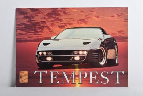 TEMPEST: A 'TEMPEST' sales brochure by Robert Jankel Design