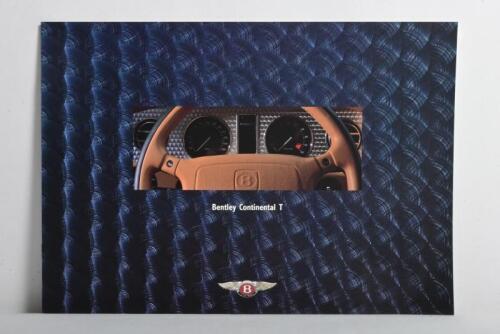 BENTLEY: 1996 Bentley Continental T brochure