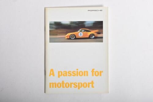 PORSCHE: A small, 911 993 Carrera RS & GT2 28 page brochure in portrait format. First Edition of 10,000