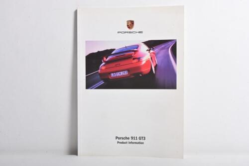 PORSCHE: A 1998 PORSCHE: 911 GT3 (996) product information booklet. Rare Australian issue