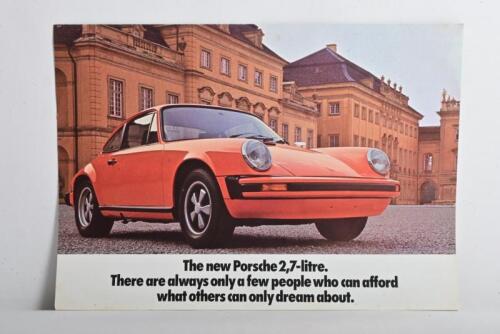 PORSCHE: A 1974 Porsche 911 brochure