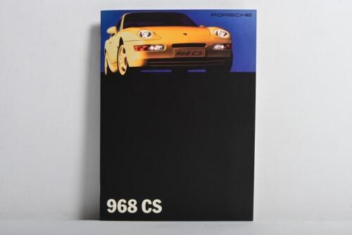 PORSCHE: 1992 Porsche 968 CS brochure. Rare Australian issued specifications