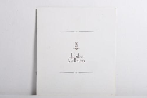 ROLLS-ROYCE: 1990 Rolls Royce Jubilee Collection brochure