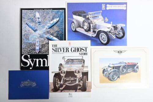 ROLLS-ROYCE: A collection of Rolls Royce related pieces of literature. Silver Ghost literature & 'H.J.Mulliner Park-Ward' brochure