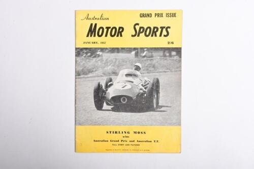AUSTRALIAN MOTOR SPORT: A January 1957 issue of 'Australian MOTOR SPORTS' magazine