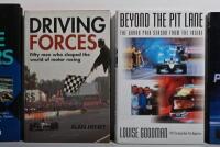 FORMULA 1: Five hardcover books detailing Formula 1. 'BEYOND THE PIT LANE' by Louise Goodman - 2