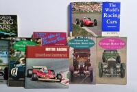 MOTOR CARS/RACING: A collection of novels and small format books. Includes novels published by BATSFORD and authored by various authors including 'The Racing Driver', The Vintage Motor Car', 'The Racing Car'. Circa 1960's/1970's - 2