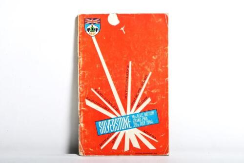 SILVERSTONE: An original 'SILVERSTONE 16th R.A.C. BRITISH GRAND PRIX 20th JULY 1963' Official Programme