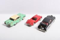 CORGI: Three Corgi models. 214 FORD THUNDERBIRD, 302 MGA & 224 BENTLEY CONTINENTAL SPORTS SALOON - 3