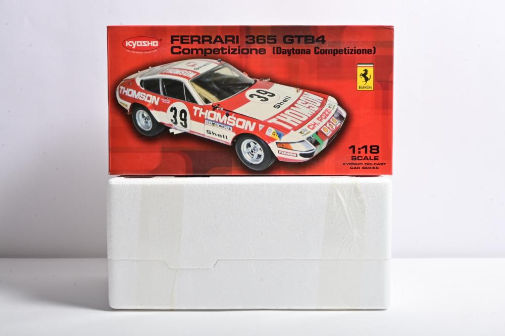 FERRARI: A 1:18 scale Kyosho Ferrari 365 GTB 4 Competizione