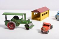 MATCHBOX: Six Matchbox models. M1 Caterpillar Earth Mover, Aveling and Porter Road-Roller, Accessory Pack No.3 "MATCHBOX GARAGE" models & accessory - 2