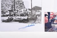 ANDRETTI: Four Michael Andretti items. MICHAEL ANDRETTI K-MART HAVOLINE Racing driver profile card & 'THE MOTORSPORT SHOP' picture of Michael Andretti in the cockpit of the Kmart Racing IndyCar. Michael Andretti signatures - 3