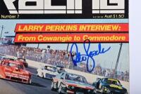 BROCK: A July 1982, Issue 7, of 'AUSTRALIAN MOTOR RACING' magazine. Front cover signed by Peter Brock - 2