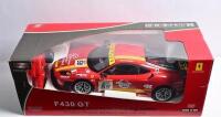 FERRARI: A MjX R/C Technic tri-band remote control Ferrari F430GT (ITEM NO.8208B) in a scale of 1:10. Car housed within sealed display box