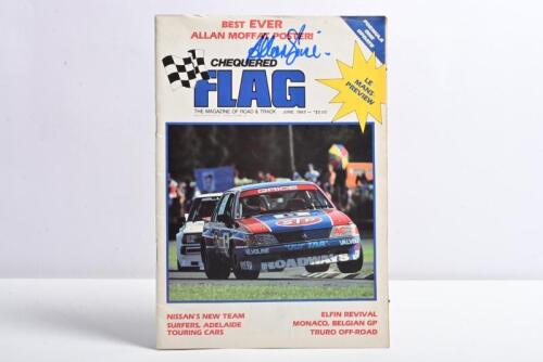 GRICE: A June, 1983 issue of 'Chequered Flag' magazine. Front cover signed by Allan Grice