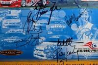 V8 SUPERCARS: A 2001 QANTAS AUSTRALIAN GRAND PRIX - 'Hotwheels V8 Supercar SHOWDOWN' - promotional poster. Neil Crompton, Rick Kelly, Craig Lowndes, Mark Skaife, Greg Murphy signatures - 4