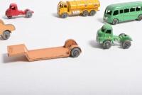 MATCHBOX: A collection of Matchbox Regular Wheel commercials. Long Distance Coach, Daimler Ambulance, Dennis Fire Engine - 3