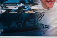 MOORE: Two 'FORSYTHE RACING TEAM' Greg Moore driver profile cards. Greg Moore signatures - 2