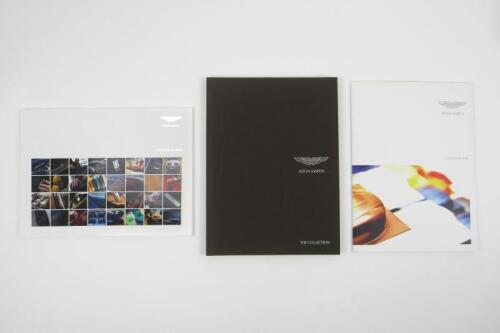 ASTON MARTIN: 'Colour & Trim' and 'The Collection' Aston Martin sales brochures.