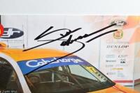 DJR: A DICK JOHNSON RACING promotional poster depicting the Shell HELIX Ford Falcon V8 Supercar as raced by Steve Johnson and Max Wilson. Poster signed by both drivers - 2