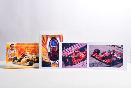 VASSER: Four items related to Jimmy Vasser. Shell Racing 'Jimmy Vasser' driver profile card. Jimmy Vasser signatures