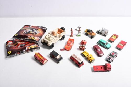 DIECAST: An assortment of diecast toys and models by various manufacturers including ERTL, Matchbox, LEGO