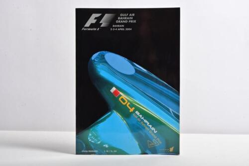 BAHRAIN: A 'GULF AIR BAHRAIN GRAND PRIX, BAHRAIN 2 - 4 APRIL 2004' Official Programme