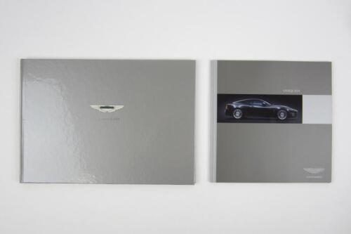 VANQUISH: Two Aston Martin Vanquish sales brochures.
