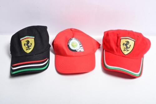 FERRARI: A group of three caps. Ferrari & Museo Targa Florio caps
