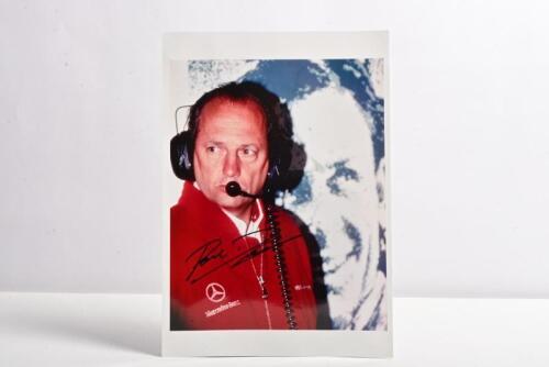 DENNIS: A colour picture of Ron Dennis. Picture signed by Ron Dennis