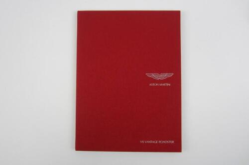 VANTAGE: An Aston Martin V8 Vantage Roadster sales brochure.