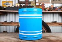 GOLDEN FLEECE/CALTEX: A rare duel branded Caltex/Golden Fleece 1970s 20 litre 'RPM DELO 100 OIL, SAE 40' oil drum - 2