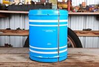 GOLDEN FLEECE/CALTEX: A rare duel branded Caltex/Golden Fleece 1970s 20 litre 'RPM DELO 100 OIL, SAE 40' oil drum - 3