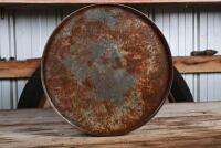 GOLDEN FLEECE/CALTEX: A rare duel branded Caltex/Golden Fleece 1970s 20 litre 'RPM DELO 100 OIL, SAE 40' oil drum - 6