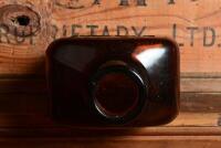 DAYLUBE: An original "Daylube Aviation Motor Oil" one imperial quart brown glass bottle - 5