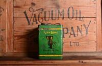 ALFA-LAVAL: An Australian half gallon Alfa-Laval separator oil tin