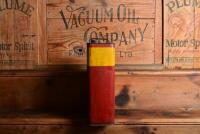SHELL: A circa 1950s "Shell Single Motor Oil SAE 30" one imperial gallon tin with embossed top - 4