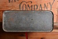 SHELL: A circa 1950s "Shell Single Motor Oil SAE 30" one imperial gallon tin with embossed top - 6