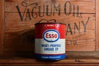 ESSO: A circa 1960s "Esso Multi-Purpose Grease EP" five pound tin